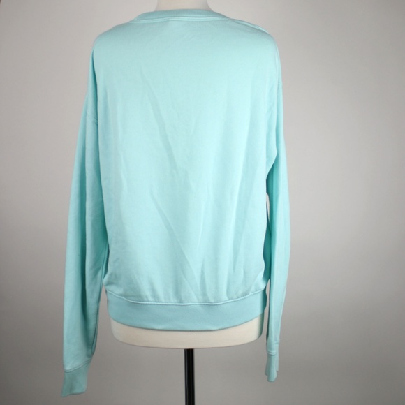 VICTORIA’S SECRET Teal Crewneck Sweatshirt MEDIUM - Picture 5 of 6